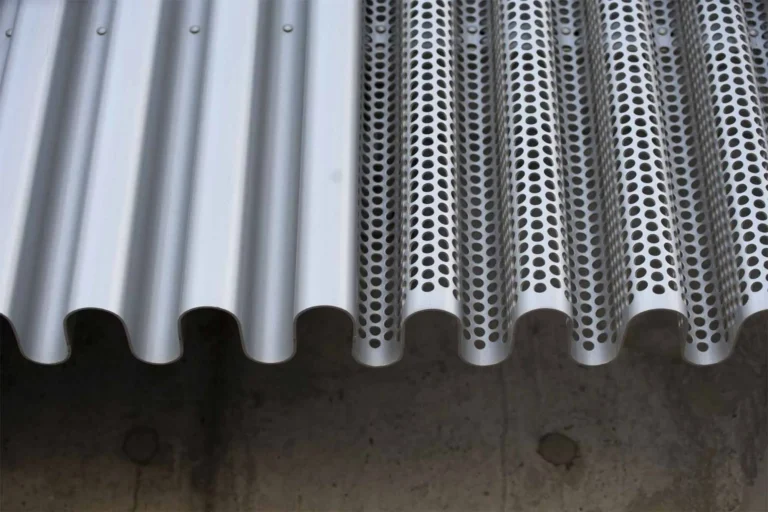 corrugated metal panel