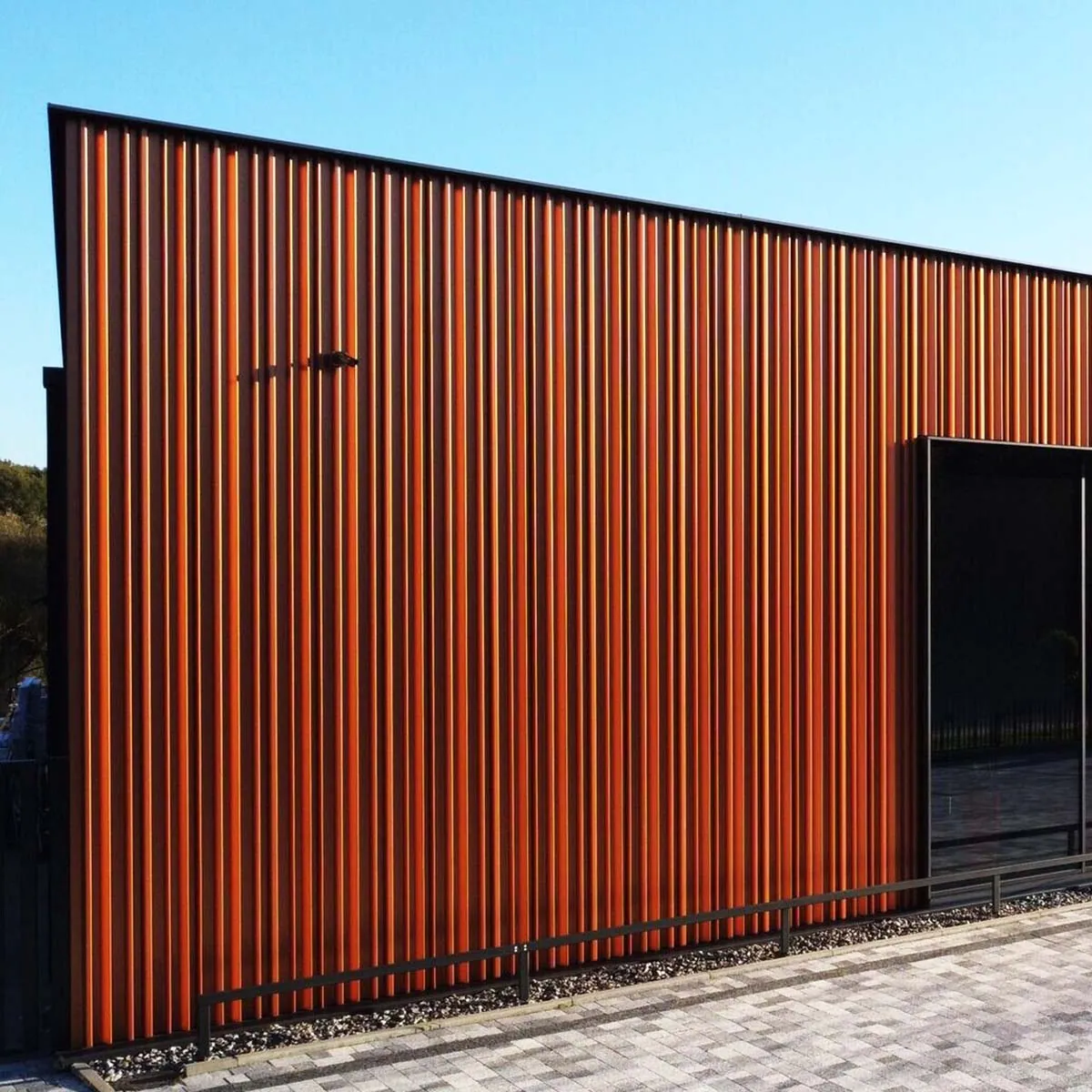 corrugated metal sheets
