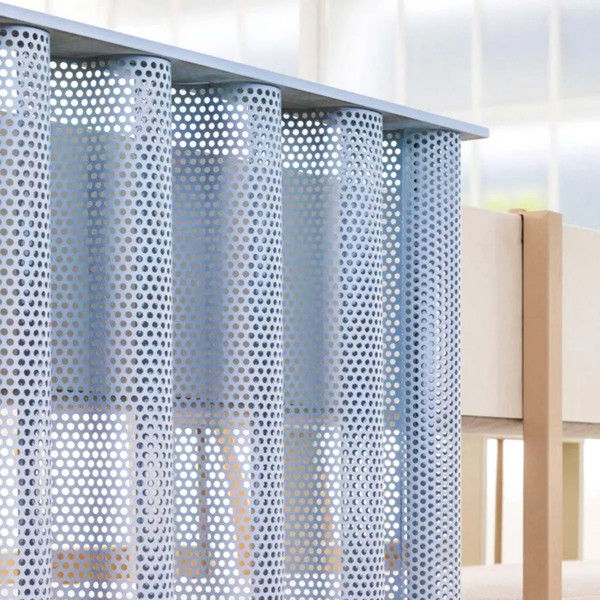corrugated perforated metal panels