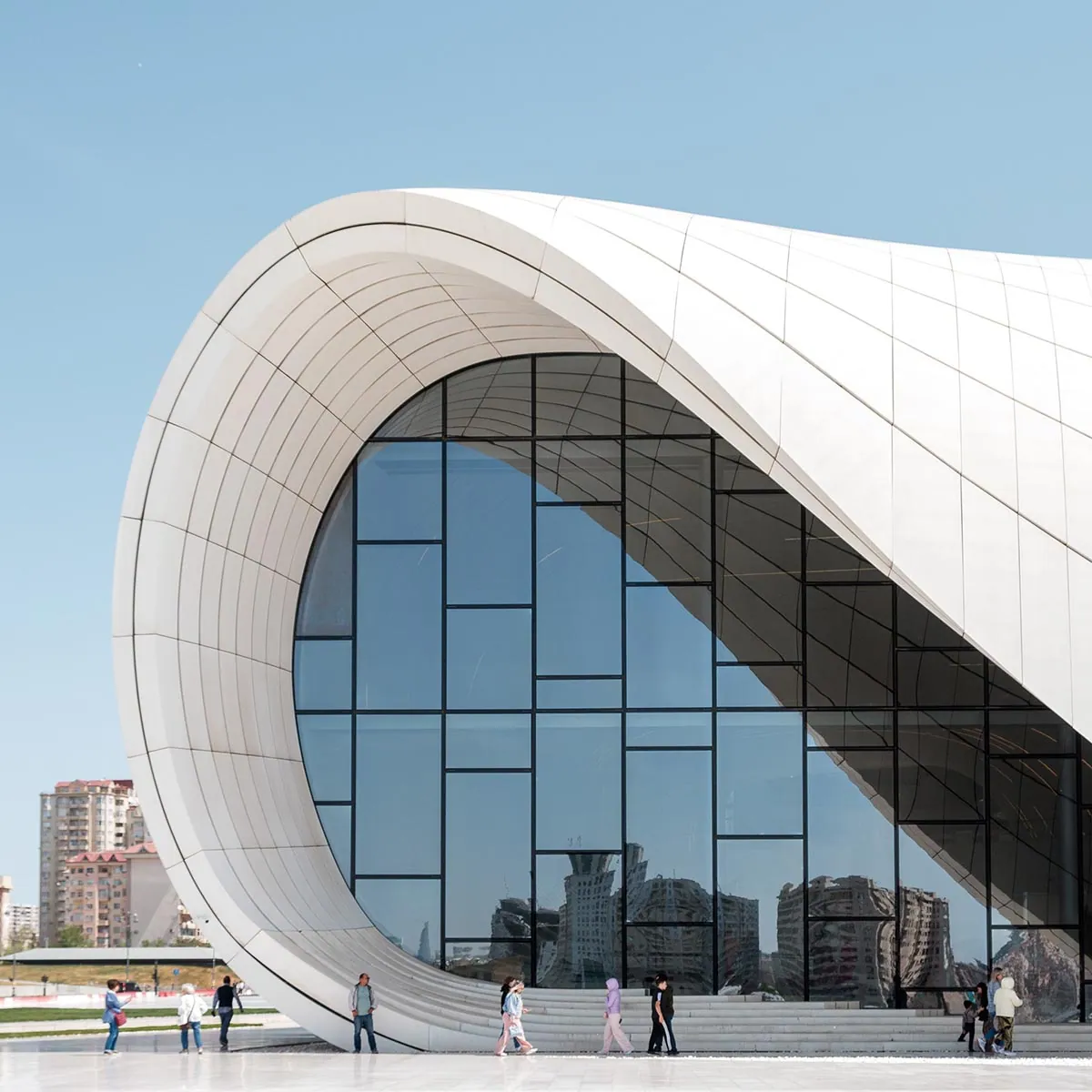 curved aluminum panels