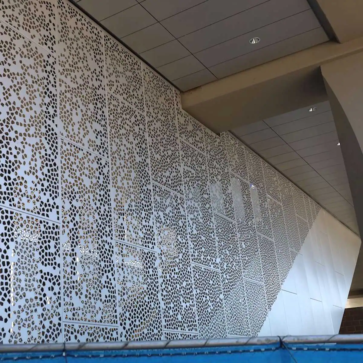 customized laser-cut aluminum panels