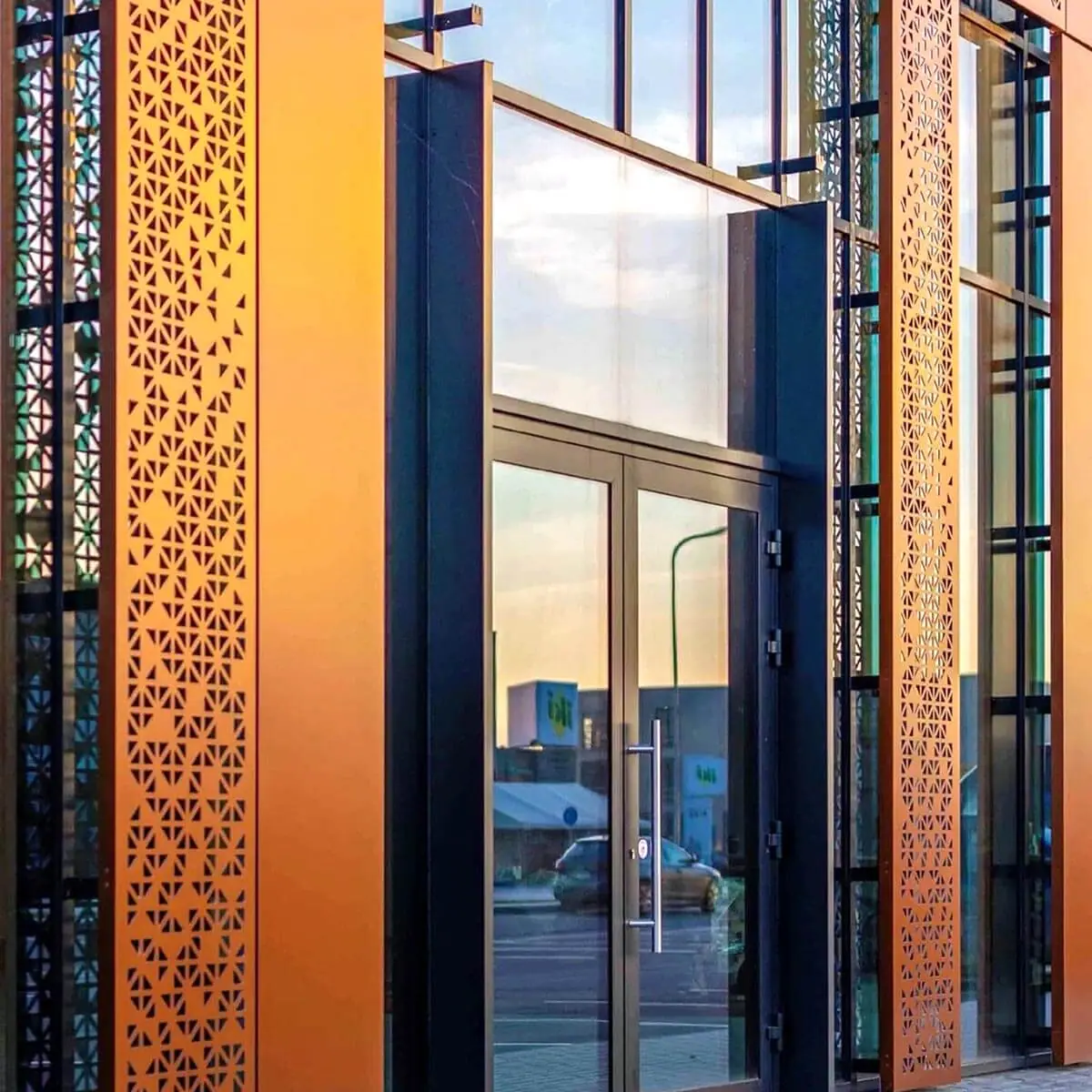 decorative outdoor metal screen panels