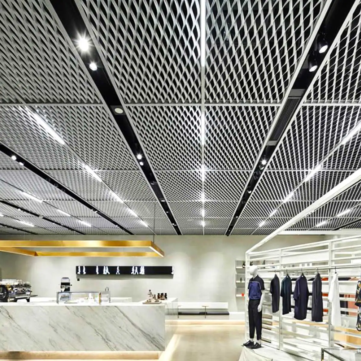 expanded mesh ceilings