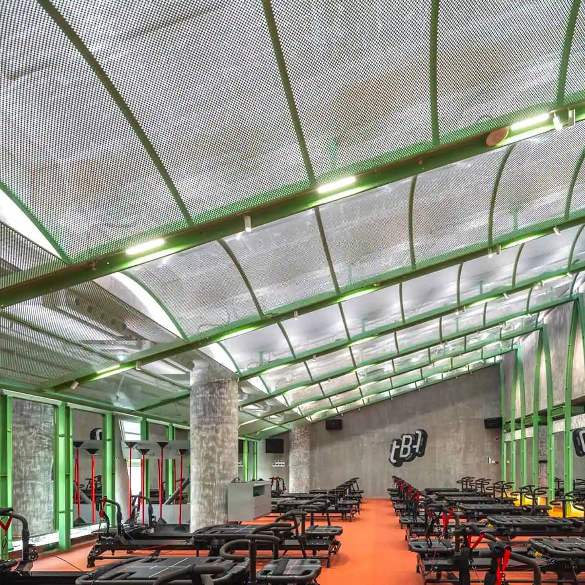 expanded metal mesh ceiling