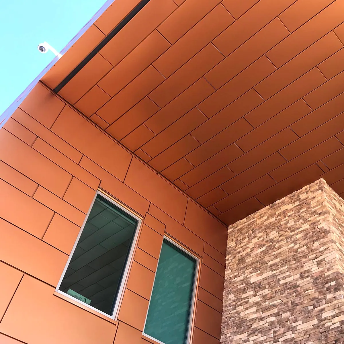 exterior wall cladding panels