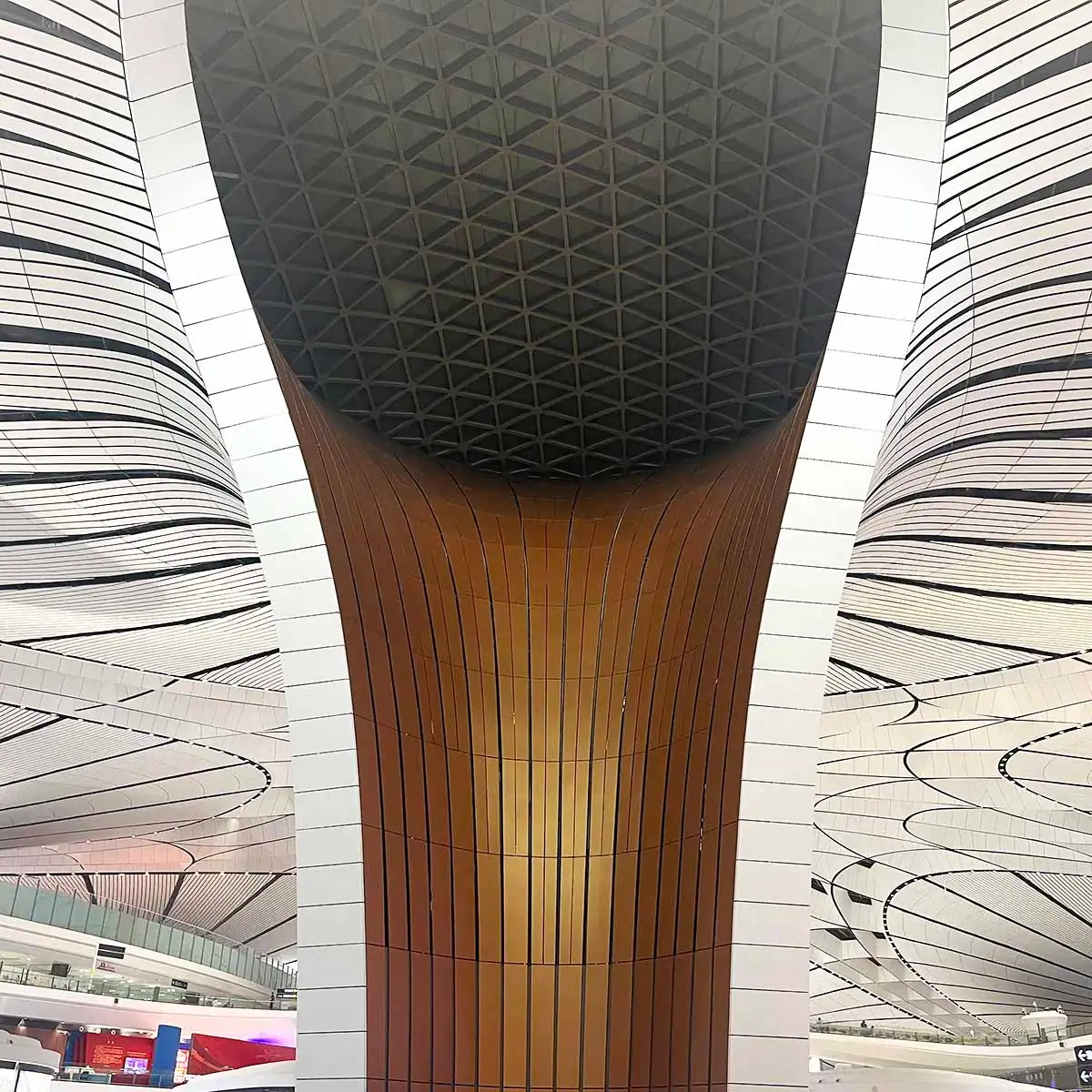 metal curved panel