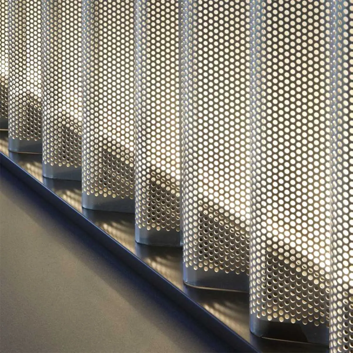 perforated corrugated metal panels
