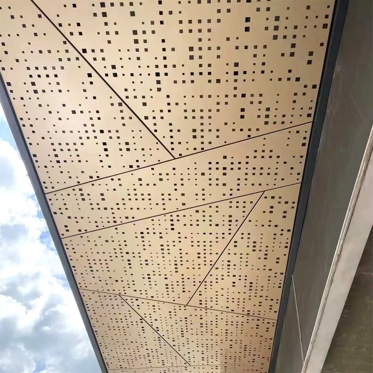 perforated metal panel