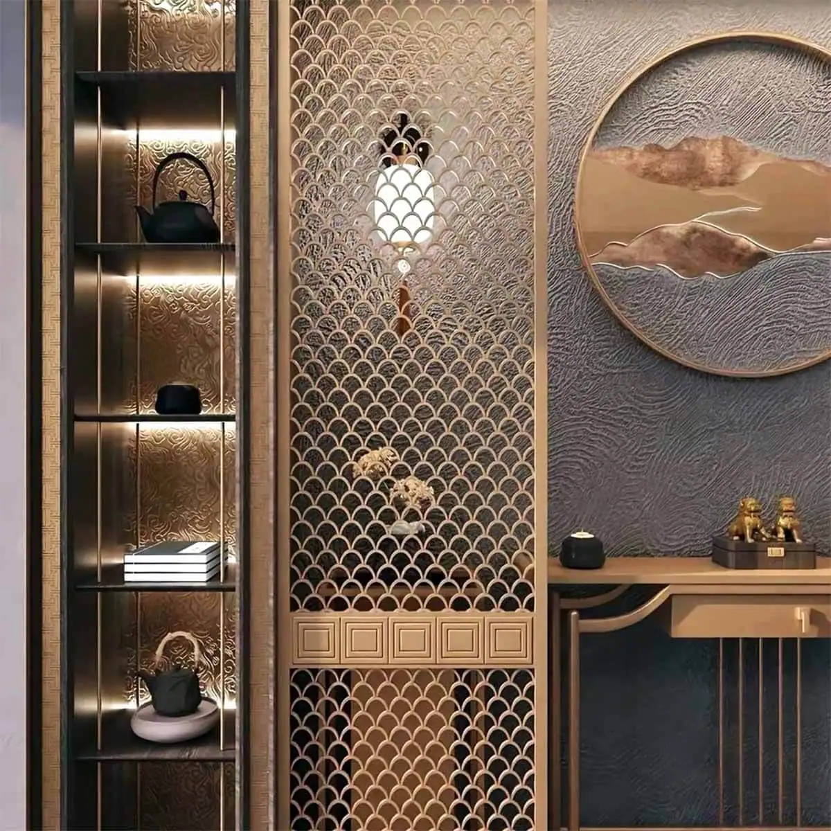 perforated metal screen panels